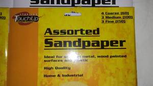 Assorted Grit Sandpaper 12 Sheet Multi-Pack (4)