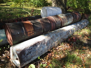 Pontoon Floats, Steel Barrels
