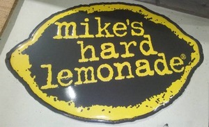 lot 273 image: Mikes Hard Lemonade Metal Sign.