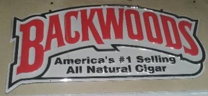 lot 277 image: Backwoods Cigar Metal Sign.