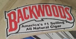 lot 285 image: Backwoods Cigar Metal Signs (2)
