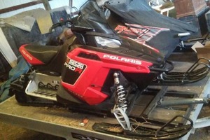 lot 282A image: 2011 Polaris Pro R Snowmobile - 800cc. RUSH PRO RIDE