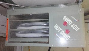 lot 304 image: Modine Hot Dawg Propane Heater.