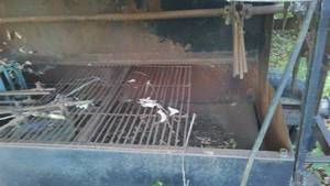 lot 352 image: Huge Barbecue Rolling trailer. Tailgating
