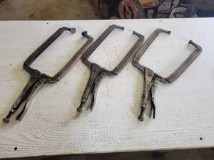 lot 163 image: (3) Vise-Grip Model 18R  18SP 18 Welding Clamps