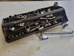 lot 165 image: CRAFTSMAN 12 Drive Ratchet  Assorted Sockets (12 & 38 Drive)  - Blackhawk, S-K, CRAFTSMAN, Williams, Snap-On and More