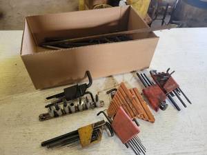 lot 168 image: Lot of Assorted Allen Wrenches and More