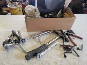 lot 170 image: CRAFTSMAN 12 Drive Ratchet, TrueCraft 38 Drive Ratchet, Snap Ring Pliers, Sockets, Extensions and More