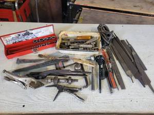 lot 183 image: Lot of Assorted Files, Sockets, Screwdrivers, Snips and More
