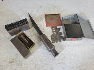 lot 185 image: Armstrong No. 2A Drill Drift Tool, Punches, Letter & Number Stamping Kit and More