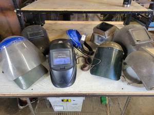lot 190 image: Miller Classic Series Auto-Darkening Welding Helmet, Face Shields, Goggles and More