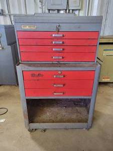 lot 192 image: Model Industries Remline Toolchest with Keys