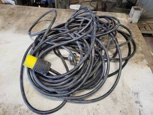 lot 217 image: 100 164 Extension Cord with 3 Phase Twist Lock Plugs