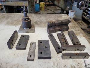 lot 226 image: Assorted Jaws for 6 Milling Machine  Machinist Vises and More