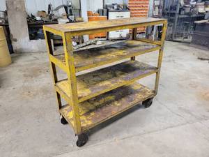 lot 243 image: All Steel Rolling Shelf - Approx. 50 x 20 x 47 tall