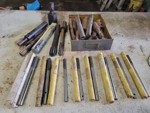 lot 273 image: Lot of Assorted Reamers, Drill Bits and More - Reamers are up to 1-14 and down to 58