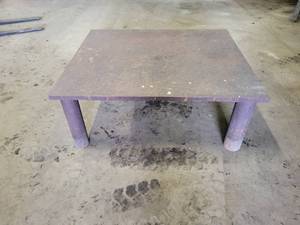 lot 280 image: Heavy Duty Welding Table - Top is Approx. 1-14 Thick