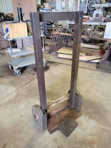 lot 140 image: Homemade 2-Wheeled Dolly