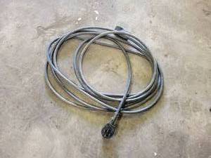 lot 144 image: 40 Heavy Duty Extension Cord - Was Used for the Miller Welder in Lot #100
