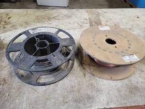 lot 293 image: (2) Partial Spools of welding Wire - ESAB 309L Shield-Bright 0.045 Welding Wire Spool  and Lincoln L-56 0.045