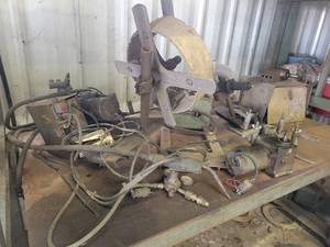 lot 298 image: Large Lot of Assorted Welder Feeders and More - Parts Only
