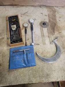 lot 317 image: Tubular Micrometer (6 to 7), Cylinder Gauges and More