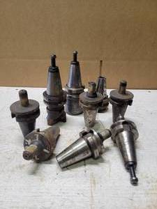 lot 331 image: Lot of (9) Assorted BT40 Mill Tool Holders