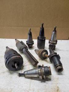 lot 332 image: Lot of (8) Assorted BT40 Mill Tool Holders