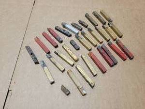 lot 339 image: Lot of (31) 38 Shank Single Point Lathe Tools