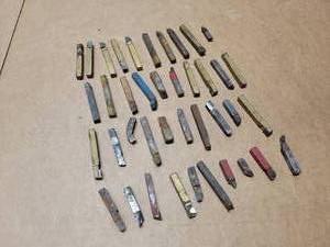 lot 340 image: Lot of (40) 14 Shank Single Point Lathe Tools