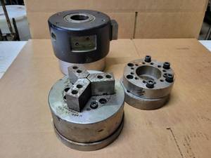 lot 350 image: MicroCentric 3-Jaw Air Chuck (HPC4-3) and more