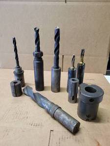 lot 353 image: Lot of Lathe Rotary Tool Holders - 1.5 and 1.75