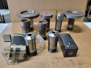 lot 360 image: Lot of HARDINGE 16C Emergency Step Chucks and More