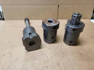 lot 370 image: Lot of (3) 1 and 1.5 Bar Tool Holders for 2.75 Turret Block