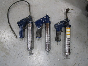 lot 12 image: (3) Pneumatic Grease Guns