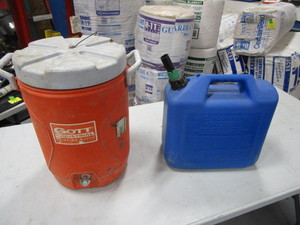 lot 45 image: Gas Jug & Water Cooler