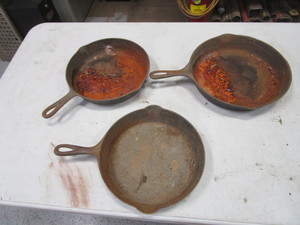 lot 73 image: Cast Iron Pans
