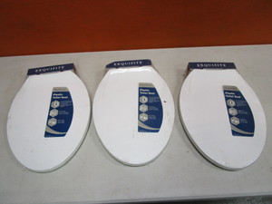 lot 147 image: (3) Elongated Toilet Seats