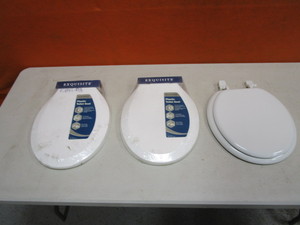 lot 148 image: (3) Round Toilet Seats