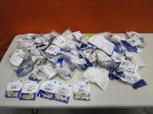 lot 151 image: Large Lot of Various Size Wood Screw Hole Plugs & Buttons