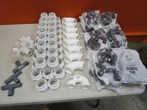 lot 158 image: Misc. PVC Fittings