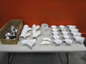 lot 159 image: Misc. PVC Fittings
