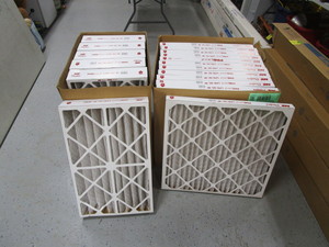 lot 179 image: (12) 24x24x2 & (6) 16x25x4 Air Handler Filters