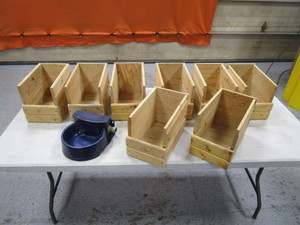 lot 242 image: Parts Bins & Dog Waterer