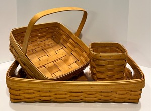 lot 124 image: Trio of LONGABERGER Baskets