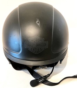 lot 251 image: HARLEY-DAVIDSON Sun Shield Helmet with SENA Bluetooth Microphone
