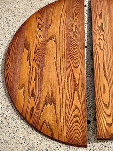 lot 276 image: Oak Solid Wood Table Top for Repurposing