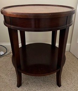 lot 37 image: MILLING ROAD - BAKER Furniture Occasional End Side Table