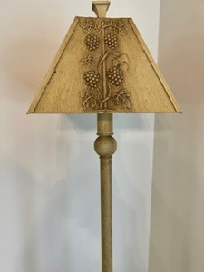 lot 81 image: Pencil Accent Lamp with Metal Shade