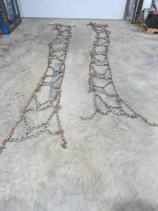 lot 5 image: Farmall H Rear Tire Chains for Winter Traction